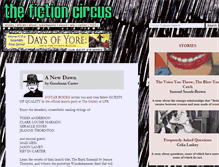 Tablet Screenshot of fictioncircus.com